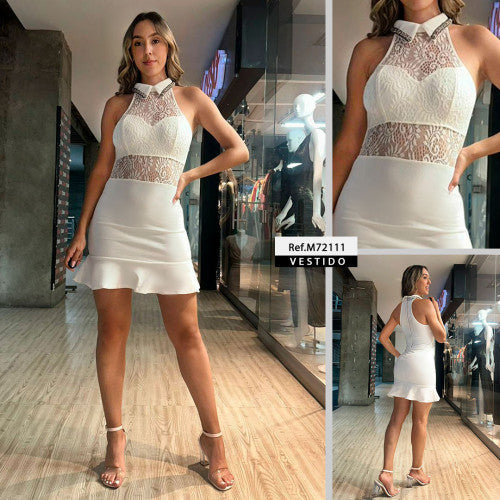 M72111 VESTIDO LIVERPOOL BEIGE