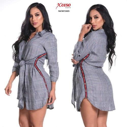 M72603 VESTIDO SEDA SARTO NEGRO