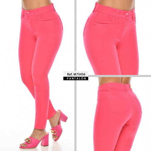 M73456  DRILL APT FUCSIA