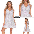 M73309 VESTIDO POPELNA ESTAMPADO LILA