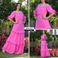 M73432 VESTIDO CHALIS FUCSIA