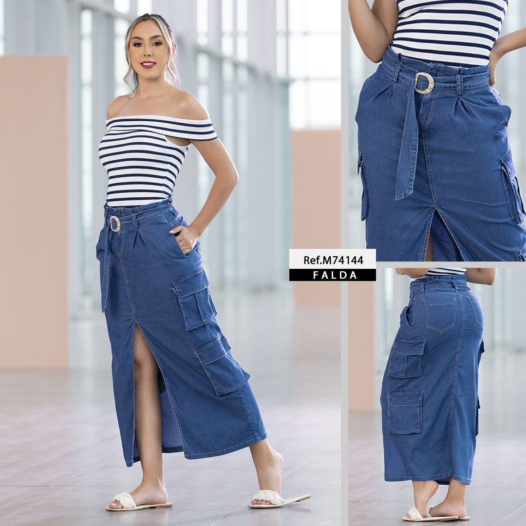 M74144 CHAMBRAY INDIGO AZUL