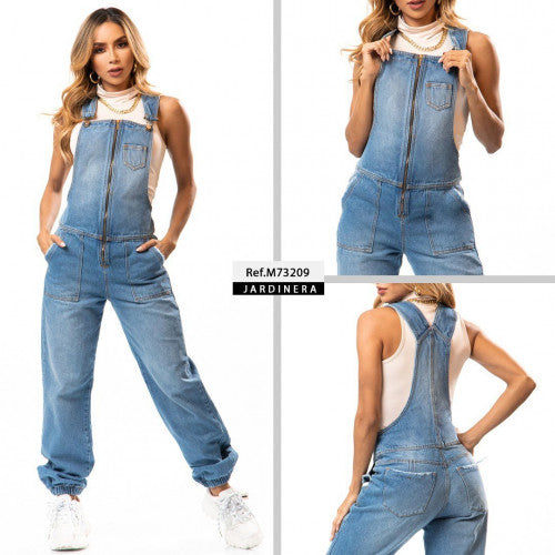 M73209 OVEROL INDIGO AZUL INDIGO CLARO
