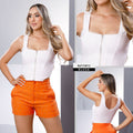 Y3812 BLUSA BENGALINA BLANCO