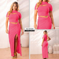M73595 CONJUNTO RIB FUCSIA