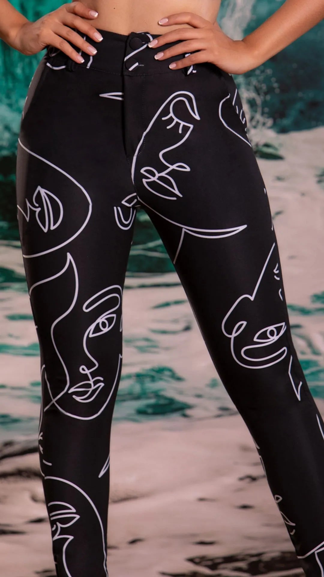 M73718  NOCHES DE VIENA  ESTAMPADO NEGRO