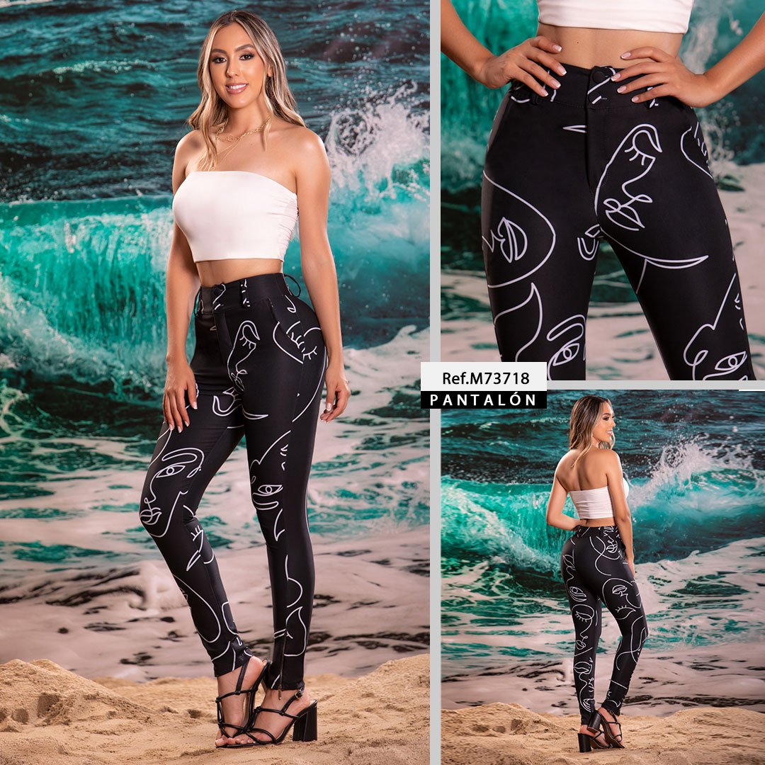 M73718  NOCHES DE VIENA  ESTAMPADO NEGRO