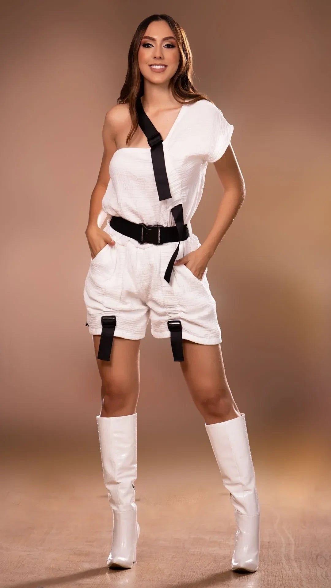 M73748 ENTERIZO HINDU GALLETA BEIGE