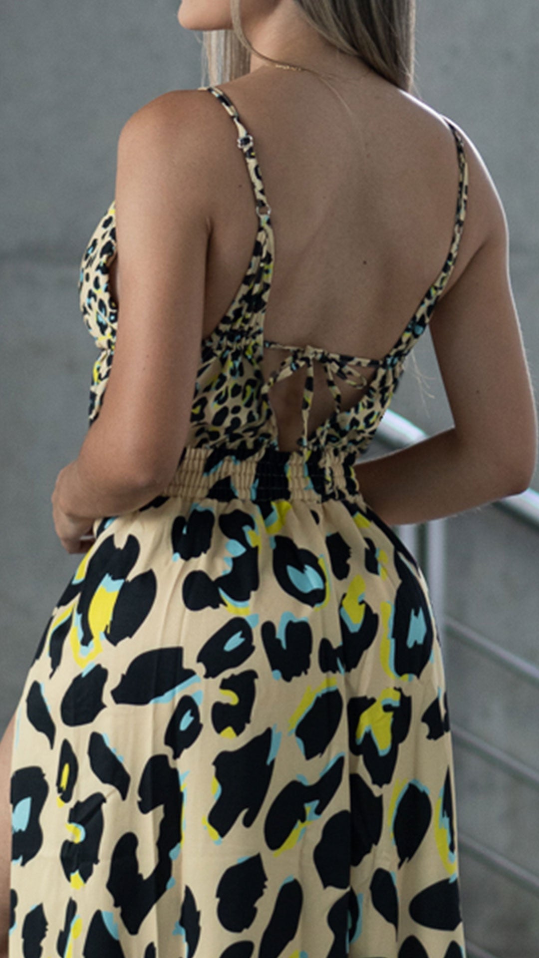 M73788 VESTIDO CHALIS ANIMAL PRINT