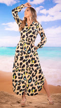 M73812 VESTIDO CHALIS ANIMAL PRINT