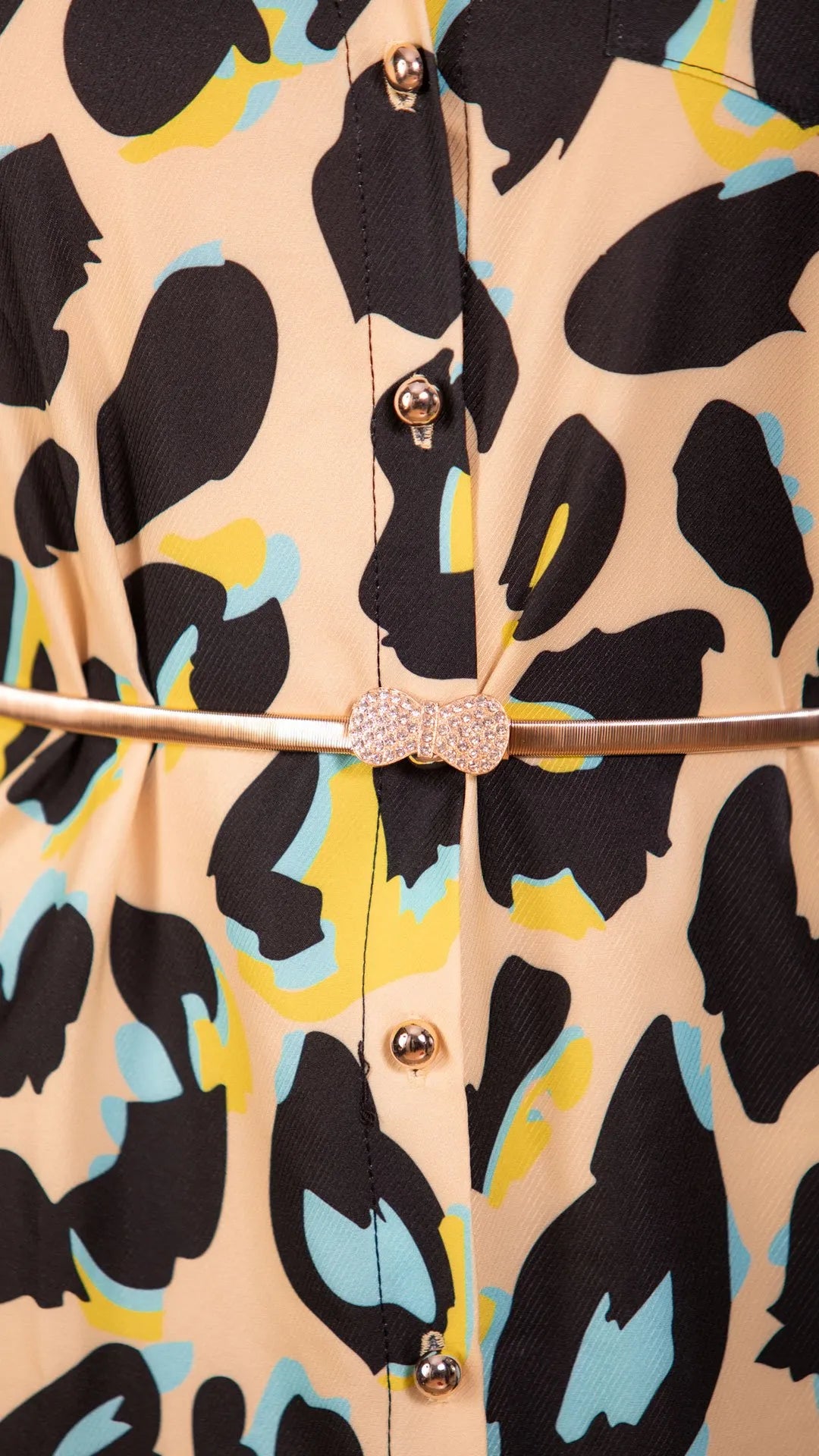 M73812 VESTIDO CHALIS ANIMAL PRINT