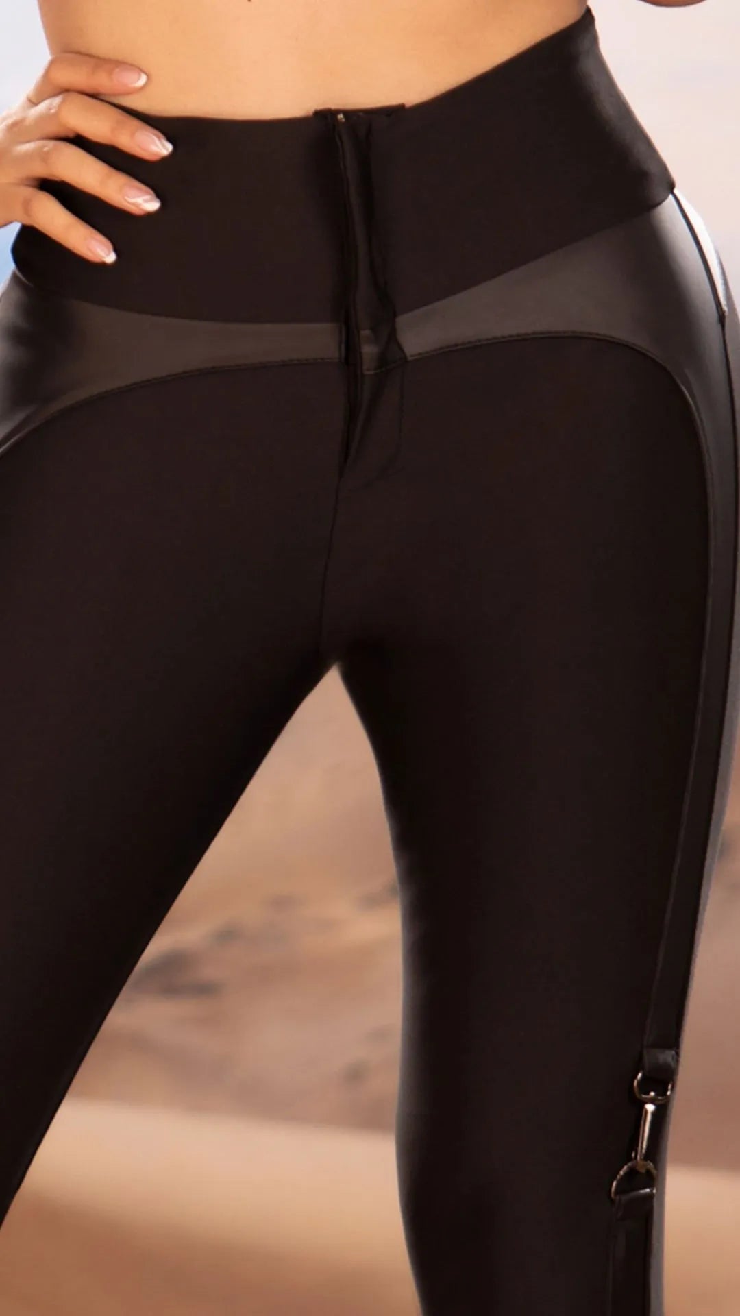 M73817 LEGGINS SUPLEX NEGRO