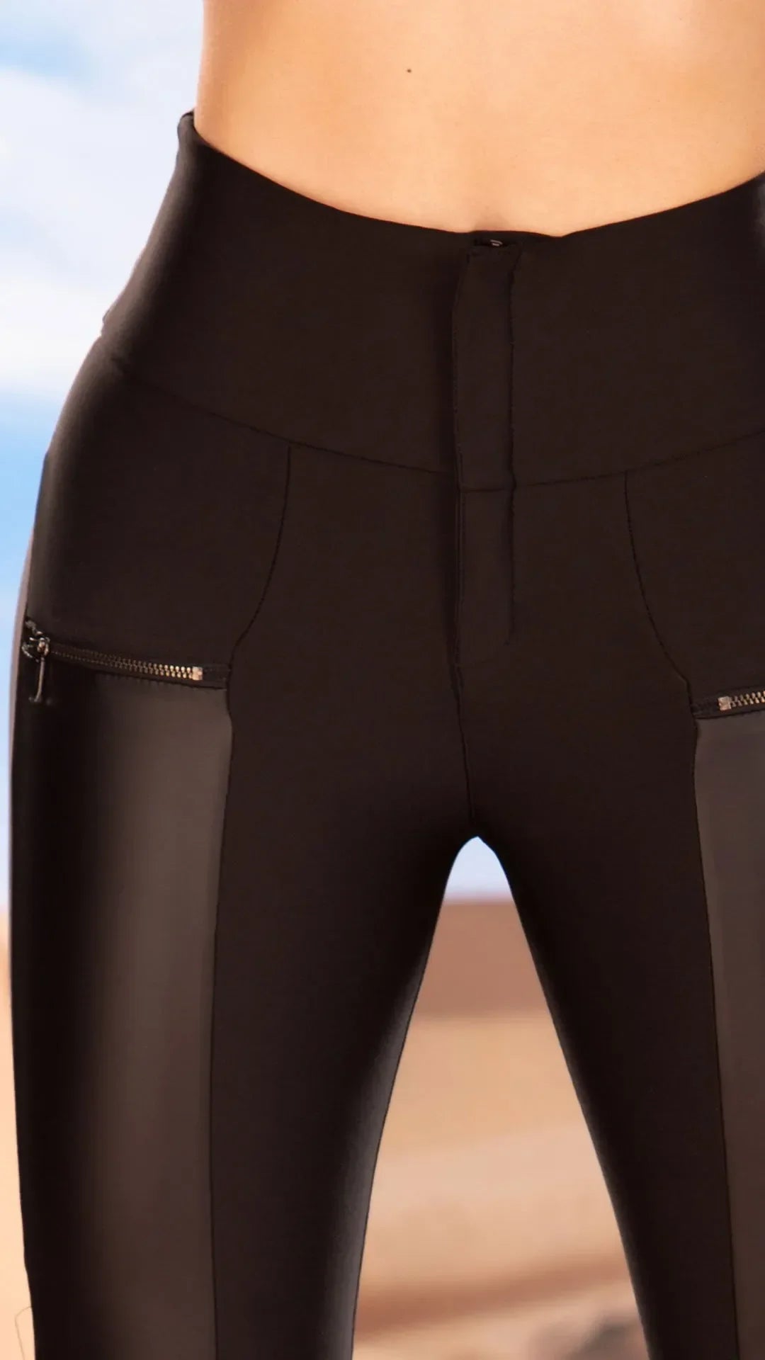 M73833 LEGGINS SUPLEX NEGRO
