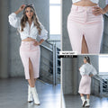 M73887 FALDA DRIL ROSADO