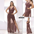 M73921 VESTIDO PLISADO ROJO