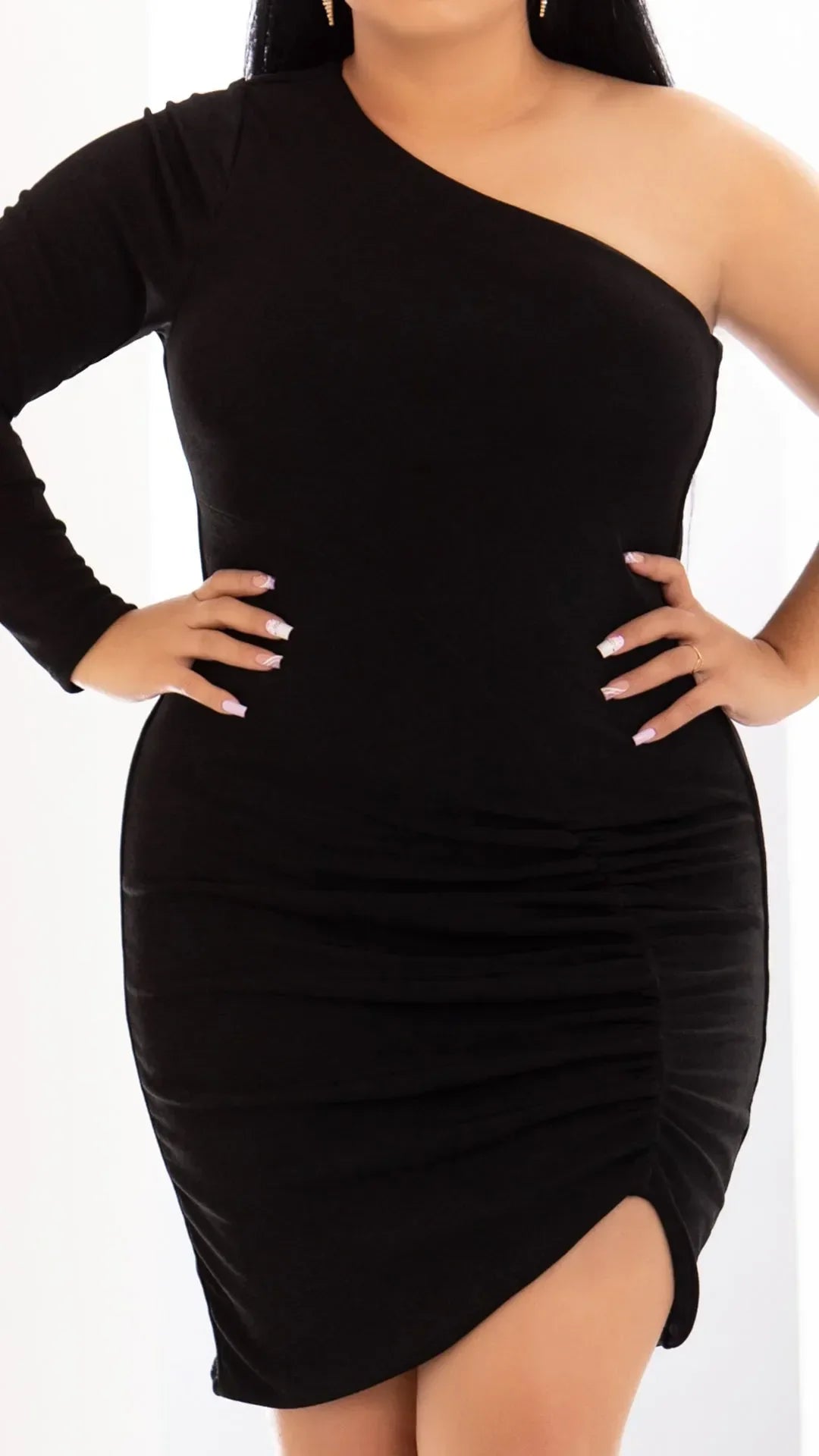 M73930 VESTIDO LICRA POP NEGRO