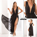 M73944 VESTIDO MAYA LUREX NEGRO