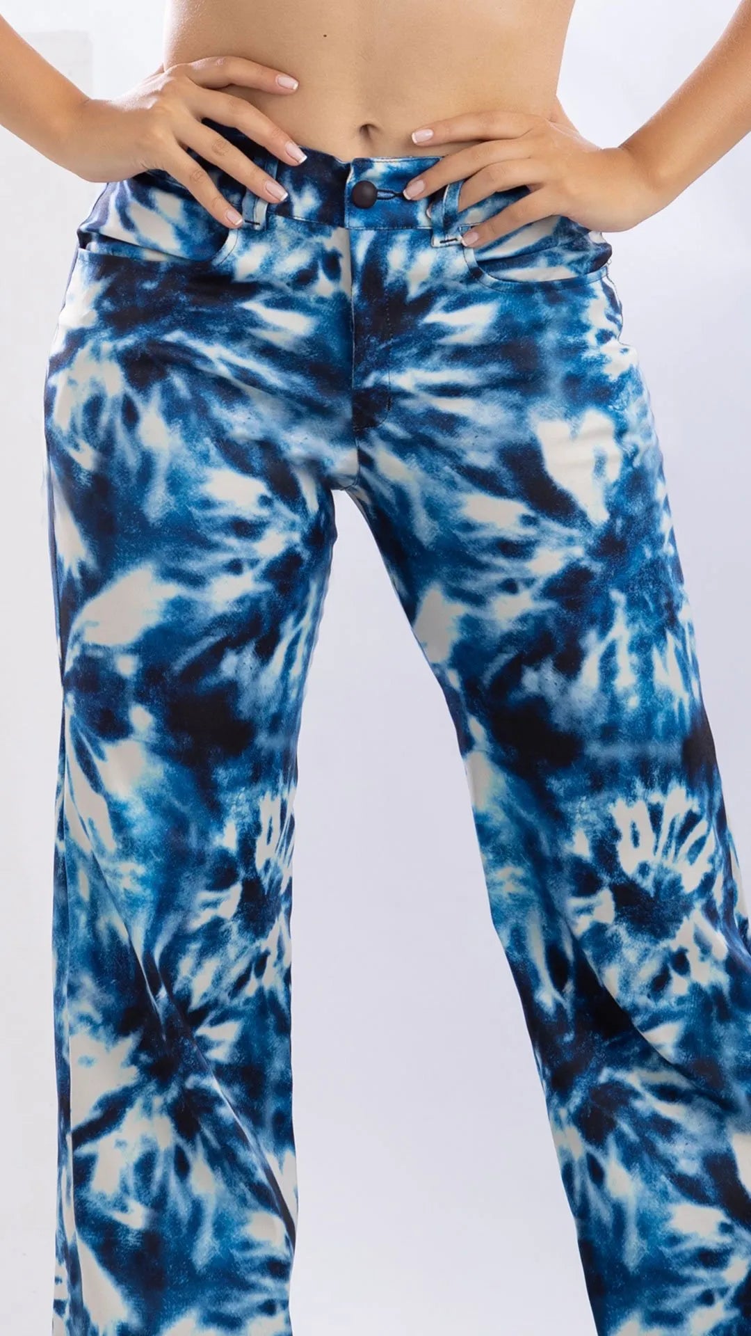 M74004  BENGALINA TIE DYE AZUL INDIGO OSCURO