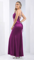 M74012 VESTIDO LICRA ESPEJO MORADO