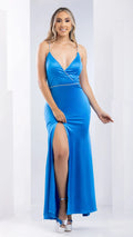 M74012 VESTIDO LICRA ESPEJO AZUL