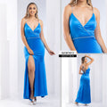 M74012 VESTIDO LICRA ESPEJO AZUL