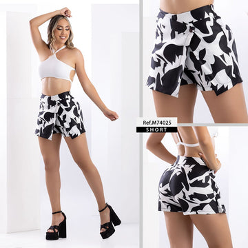 M74025 FALDA SHORT BENGALINA NEGRO