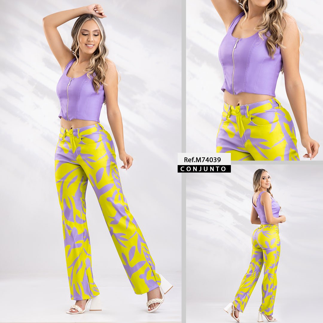 M74039 CONJUNTO BENGALINA LILA