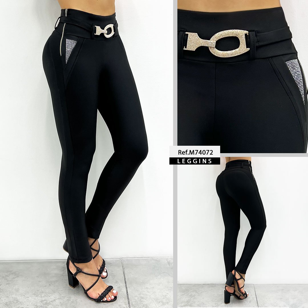 M74072 LEGGINS SUPLEX NEGRO