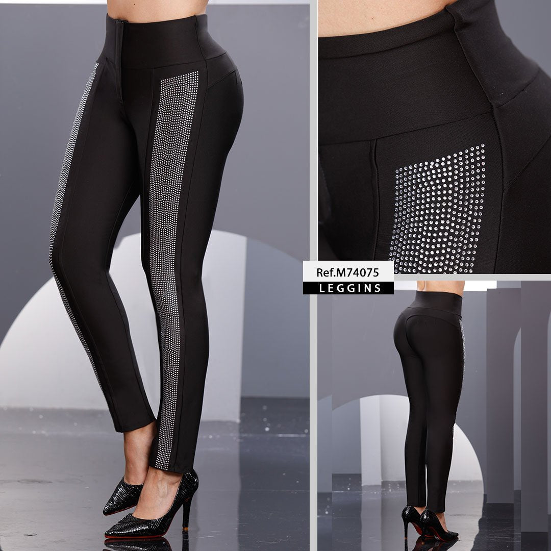 M74075 LEGGINS SUPLEX NEGRO