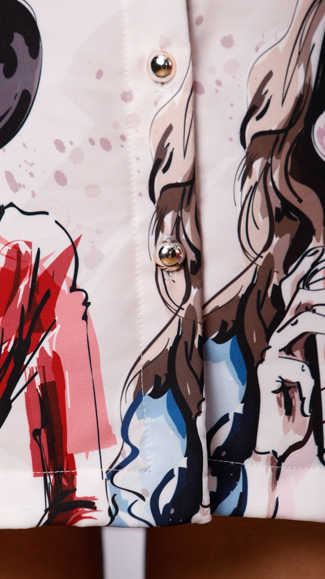 M74084 VESTIDO FALSO CHALIS ESTAMPADO MARFIL