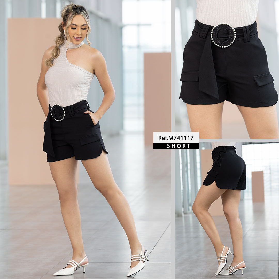 M74117 SHORT NOCHE DE VIENA NEGRO