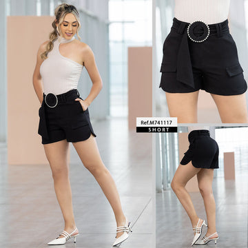 M74117 SHORT NOCHE DE VIENA NEGRO