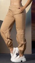 M74132 PANTALÓN POPELINA CAMEL