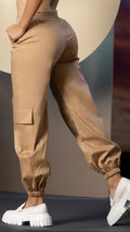 M74132 PANTALÓN POPELINA CAMEL
