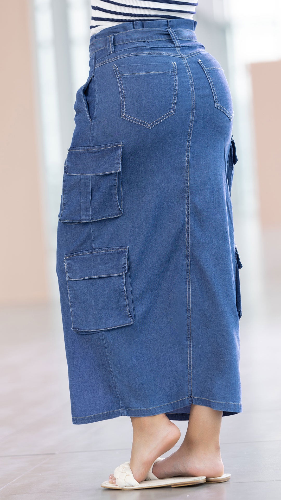 M74144 CHAMBRAY INDIGO AZUL