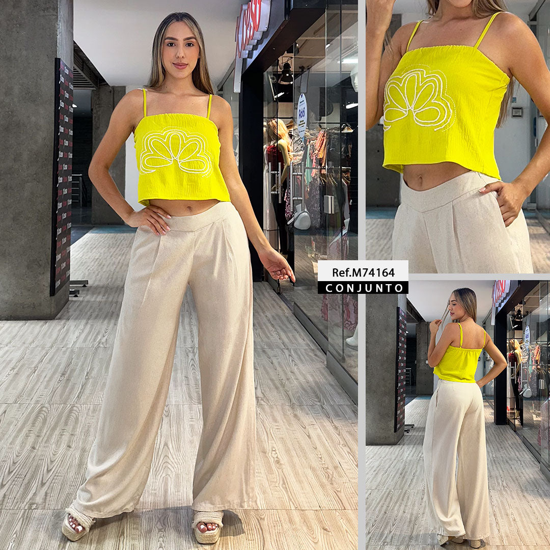 M74164 CONJUNTO LINO CAMEL