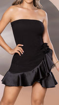 M74189 VESTIDO CORTO NEGRO