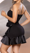 M74189 VESTIDO CORTO NEGRO