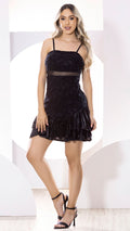 M74200 VESTIDO TALCO NEGRO