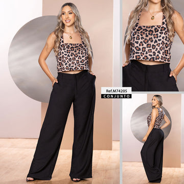 M74205 CONJUNTO ANIMAL PRINT