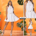 M74218 VESTIDO OJALILLO MARFIL