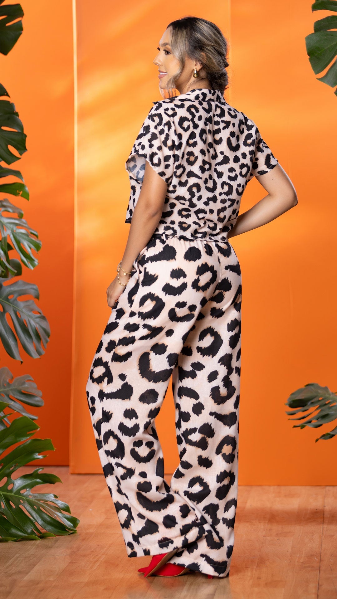 M74221 CONJUNTO LINO ANIMAL PRINT