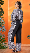 M74234 CONJUNTO FALSO CHALIS ESTAMPADO