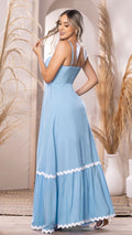 M74255 VESTIDO CHALIS FONDO ENTERO AZUL CLARO