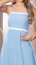 M74255 VESTIDO CHALIS FONDO ENTERO AZUL CLARO