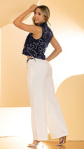 M74261 CONJUNTO FALSO CHALIS Y NOCHES DE VIENA AZUL