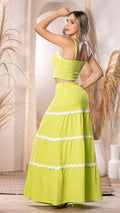 M74263 CONJUNTO CAPRI VERDE LIMON