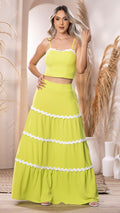 M74263 CONJUNTO CAPRI VERDE LIMON