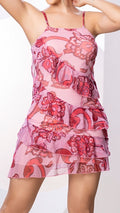 M74278 VESTIDO MAYA TEX ESTAMPADO FUCSIA
