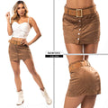 M72052 FALDA GAMUSA CAFE